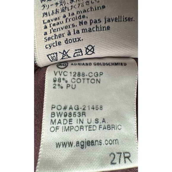 AG Adriano Goldschmied Deep Purple Skinny Leg Pants - Picture 10 of 16